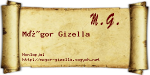 Mógor Gizella névjegykártya